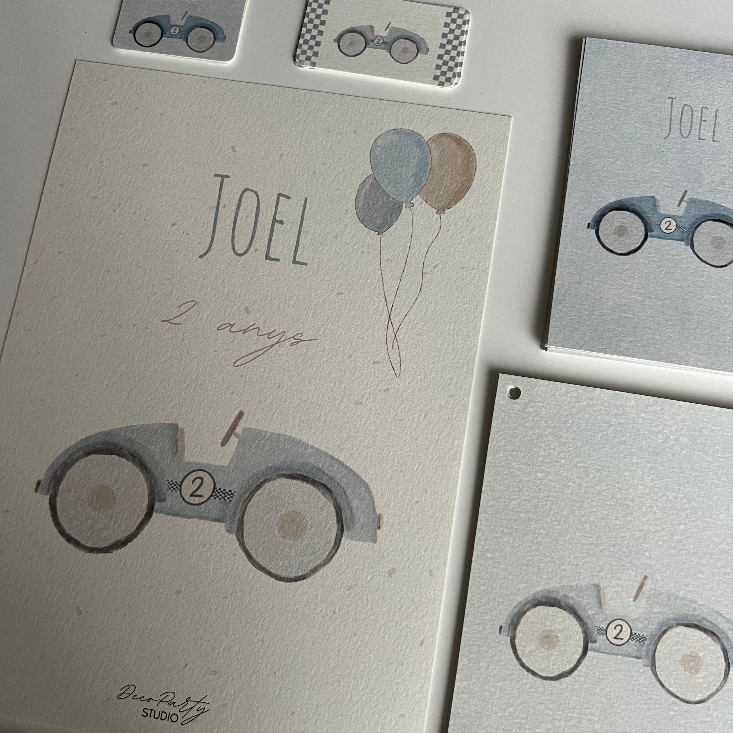 Kit Coche - IMPRESO Y CORTADO